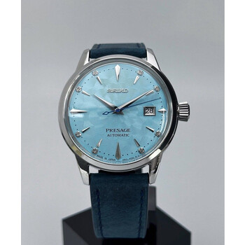 Custom Seiko Mod • Sky Blue Diamond Sakura Presage • 40.5mm